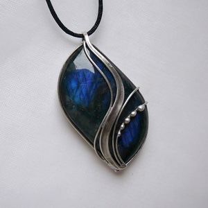 Labradorit medál - Meska.hu