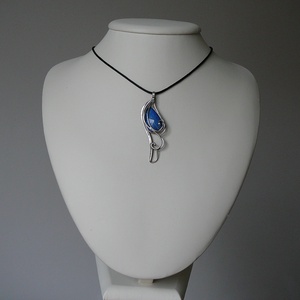 Lápisz lazuli szárny medál - ékszer - nyaklánc - medálos nyaklánc - Meska.hu