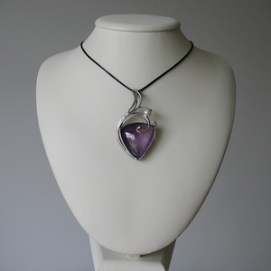 Ametrin medál - ékszer - nyaklánc - medálos nyaklánc - Meska.hu