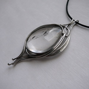 Hegyikristály medál - ékszer - nyaklánc - medálos nyaklánc - Meska.hu