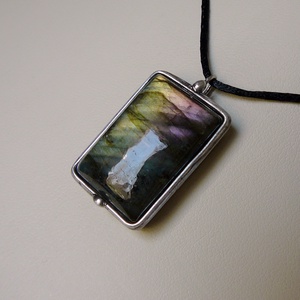 Labradorit medál - ékszer - nyaklánc - medál - Meska.hu