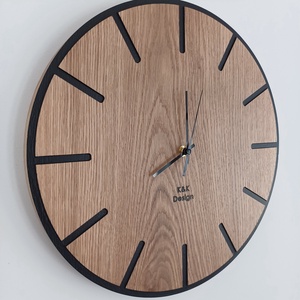 Falióra tömör tölgyfából - otthon & életmód - dekoráció - fali és függő dekoráció - falióra & óra - Meska.hu