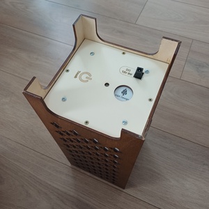 Fából készült éjjeli lámpa állítható fényerővel - otthon & életmód - lámpa - hangulatlámpa - Meska.hu