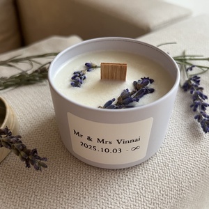 Nászajándék egyedi feliratos kézműves szójaviasz gyertya, Otthon & Életmód, Gyertya, illat, aroma, Gyertya, Gyertya-, mécseskészítés, MESKA