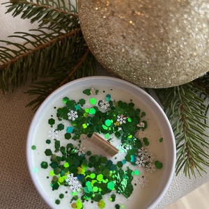 0 kalória, 100% karácsony Díszdobozos karácsonyi egyedi feliratos  szójaviasz gyertya - otthon & életmód - gyertya, illat, aroma - gyertya - Meska.hu