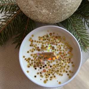 Keviiin - Díszdobozos karácsonyi egyedi feliratos  szójaviasz gyertya - otthon & életmód - gyertya, illat, aroma - gyertya - Meska.hu