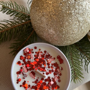 Meri Szisztör - Díszdobozos karácsonyi egyedi feliratos  szójaviasz gyertya - otthon & életmód - gyertya, illat, aroma - gyertya - Meska.hu