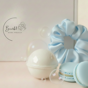 Mini Beautiful Mama Project box- kozmetikai ajándékbox ANYÁKNAK - baba - mama - babalátogató ajándékcsomag - Meska.hu