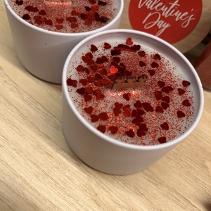 Valentin-napi egyedi feliratos kézműves szójaviasz gyertya - otthon & életmód - gyertya, illat, aroma - gyertya - Meska.hu