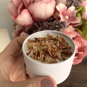 Menyasszonyi csokor emlékőrző gyertya - otthon & életmód - gyertya, illat, aroma - gyertya - Meska.hu