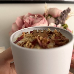 Menyasszonyi csokor emlékőrző gyertya - otthon & életmód - gyertya, illat, aroma - gyertya - Meska.hu