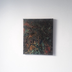 Hömpölygés - művészet - festmény - akril - Meska.hu