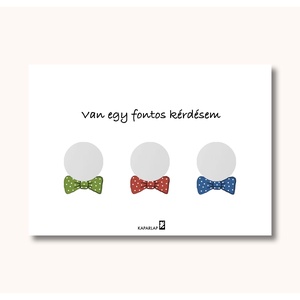 Tanú felkérő kaparós sorsjegy - férfi - Meska.hu