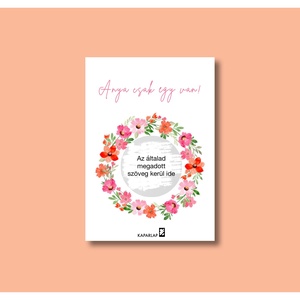 Anyák napja kaparós sorsjegy - Anya csak egy van - otthon & életmód - papír, írószer - ajándékozás kellékei - ajándék sorsjegy - Meska.hu