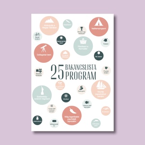 Program bakancslista kaparós poszter - A4 - otthon & életmód - papír, írószer - ajándékozás kellékei - ajándék sorsjegy - Meska.hu