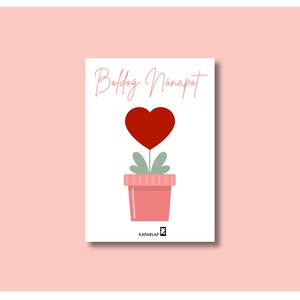 Boldog nőnapot kaparós sorsjegy - szív, Otthon & Életmód, Papír írószer, Ajándékozás kellékei, Ajándék sorsjegy, Fotó, grafika, rajz, illusztráció, MESKA