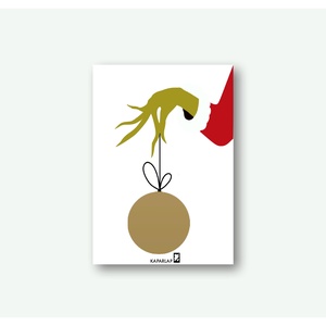 Grincs kaparós sorsjegy, Otthon & Életmód, Papír, írószer, Ajándékozás kellékei, Ajándék sorsjegy, Fotó, grafika, rajz, illusztráció, MESKA