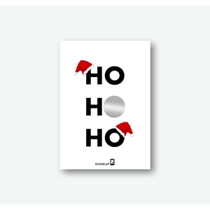 Ho-Ho-Ho kaparós sorsjegy, Otthon & Életmód, Papír, írószer, Ajándékozás kellékei, Ajándék sorsjegy, Fotó, grafika, rajz, illusztráció, MESKA