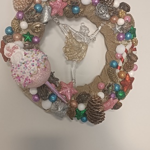 Balerina ajtódísz  - karácsony - karácsonyi lakásdekoráció - karácsonyi ajtódíszek - Meska.hu