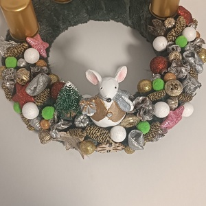 Adventi koszorú  - Meska.hu