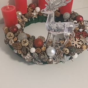 Adventi koszorú , Karácsony, Adventi díszek, Adventi koszorú, Mindenmás, MESKA