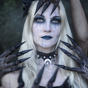 Fantasy karomszett - fekete � 10 db, Halloween és cosplay jelmezkiegészítő - Meska.hu