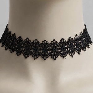 Noir Lace � Fekete csipke choker nyaklánc, Ékszer, Nyaklánc, Nyakpánt, gallér, Ékszerkészítés, MESKA