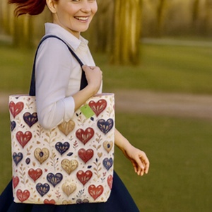 Nagy cuccolós táska - táska & tok - kézitáska & válltáska - nagy pakolós táska - Meska.hu