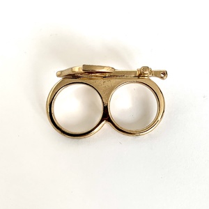 Dupla gyűrű, különleges vintage dupla gyűrű horgony mintával, tengerész gyűrű, vízi gyűrű, hajós gyűrű - ékszer - gyűrű - statement gyűrű - Meska.hu