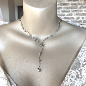 Régi ékszer, retro vintage ékszer, egyedi midcentury ékszer, lila köves acél nyakék finoman kidolgozott - ékszer - ékszerszett - Meska.hu