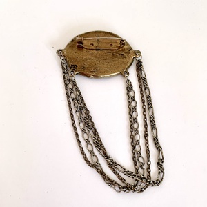 Nagy régi iparművész BROSS az 1980-as évekből, gyönyörű elegáns strasszos kitűző, pin szövetkabátra, blúzra,  blézerre - ékszer - kitűző és bross - kitűző - Meska.hu