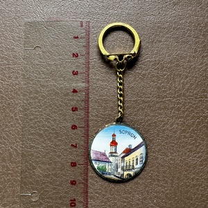 Sopron Régi kulcstartó, vintage kulcstartó a 60-as évekből, régi kulcskarika, kulcs tartó  - táska & tok - kulcstartó & táskadísz - kulcstartó - Meska.hu