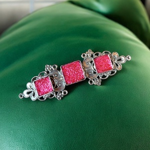 Vintage csillogó pink BROSS az 1990-es évekből, gyönyörű elegáns kitűző, pin szövetkabátra, blúzra,  blézerre, Ékszer, Kitűző és Bross, Kitűző, Ékszerkészítés, MESKA