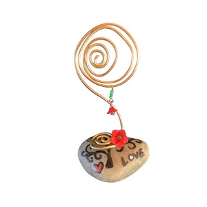Love Színes vidám fényképtartó - ajándéknak is kiváló!, szívekkel díszített fénykép tartó íróasztal dísz, polc dísz - otthon & életmód - tárolás & rendszerezés - íróasztali tároló - Meska.hu