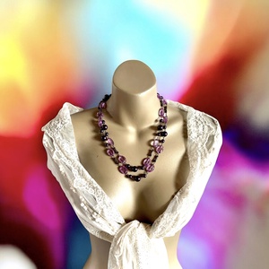 Retro olasz 110 cm-es vintage nyaklánc 1980-as évekből, hibátlan minőségi ékszer, retro nyakék Necklace, Ékszer, Ékszerszett, Gyöngyfűzés, gyöngyhímzés, Ékszerkészítés, MESKA