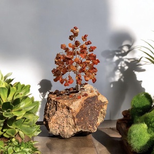 Kristály Fa ásványból, Bonsai kristály Ékszerfa szerencsefa, életfa, pénzfa, kristályfa kvarc kövekből drágakő fa - otthon & életmód - dekoráció - asztal és polc dekoráció - gyöngyfa, ásványfa - Meska.hu