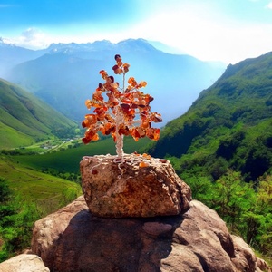 Kristály Fa ásványból, Bonsai kristály Ékszerfa szerencsefa, életfa, pénzfa, kristályfa kvarc kövekből drágakő fa, Otthon & Életmód, Dekoráció, Asztal és polc dekoráció, Gyöngyfa, ásványfa, Ékszerkészítés, Gyöngyfűzés, gyöngyhímzés, MESKA