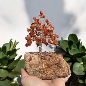 Kristály Fa ásványból, Bonsai kristály Ékszerfa szerencsefa, életfa, pénzfa, kristályfa kvarc kövekből drágakő fa - otthon & életmód - dekoráció - asztal és polc dekoráció - gyöngyfa, ásványfa - Meska.hu
