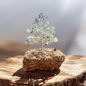 Fa ásványból, FLUORIT Bonsai kristály Ékszerfa szerencsefa, életfa, pénzfa, kristályfa kvarc kövekből drágakő fa, , Otthon & Életmód, Dekoráció, Asztal és polc dekoráció, Gyöngyfa, ásványfa, Ékszerkészítés, Gyöngyfűzés, gyöngyhímzés, MESKA