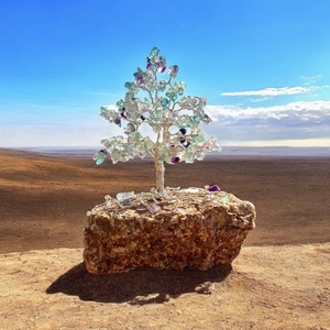 Kristály fa ásványból, FLUORIT Bonsai kristály Ékszerfa szerencsefa, életfa pénzfa, kristályfa kövekből drágakő fa, , Otthon & Életmód, Dekoráció, Asztal és polc dekoráció, Gyöngyfa, ásványfa, Ékszerkészítés, Gyöngyfűzés, gyöngyhímzés, MESKA