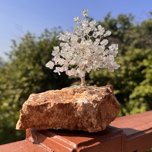 Fa ásványból, Bonsai kristály Ékszerfa szerencsefa, életfa, pénzfa, kristályfa kvarc kövekből drágakő fa hegyikristály - otthon & életmód - dekoráció - asztal és polc dekoráció - gyöngyfa, ásványfa - Meska.hu
