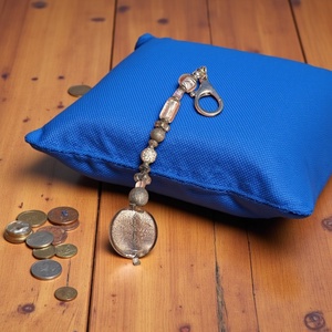 Muránói gyöngyös táskadísz vagy kulcstartó, táska dísz, gyöngy dísz, lámpagyöngy dísz kulcstartóra - táska & tok - kulcstartó & táskadísz - táskadísz - Meska.hu