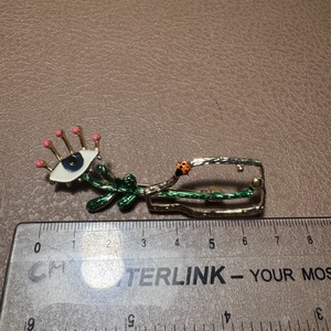 Vintage BROSS az 1980-as évekből, gyönyörű elegáns strasszos kitűző, pin szövetkabátra, blúzra,  blézerre - ékszer - kitűző és bross - Meska.hu