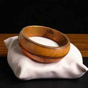 Színes hippi vintage réz karperec a 70-es évekből  eredeti retró bohém ékszer gyűjtőknek és egyedi stílus kedvelőknek - Meska.hu