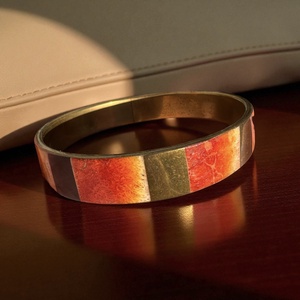 Színes hippi vintage réz karperec a 70-es évekből  eredeti retró bohém ékszer gyűjtőknek és egyedi stílus kedvelőknek - Meska.hu