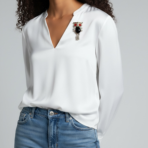 Bagoly madár Vintage BROSS az 1980-as évekből, gyönyörű elegáns strasszos kitűző, pin szövetkabátra, blúzra,  blézerre - ékszer - kitűző és bross - Meska.hu