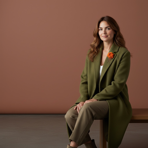 Horgolt gyapjú virág retro BROSS, gyönyörű elegáns kitűző, pin szövetkabátra, blúzra,  blézerre, vintage kitűző - ékszer - kitűző és bross - Meska.hu