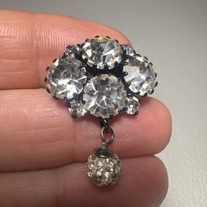 Vintage BROSS az 1980-as évekből, gyönyörű elegáns strasszos kitűző, pin szövetkabátra, blúzra,  blézerre retro kitűző, Ékszer, Kitűző és Bross, Ékszerkészítés, MESKA