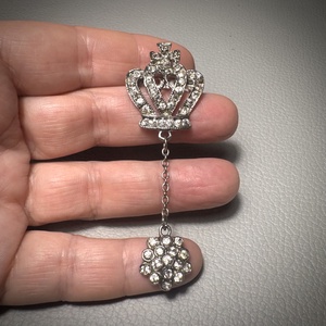 Vintage BROSS az 1980-as évekből, gyönyörű elegáns strasszos kitűző, pin szövetkabátra, blúzra,  blézerre retro kitűző, Ékszer, Kitűző és Bross, Ékszerkészítés, MESKA