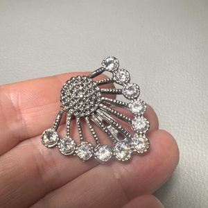 Vintage BROSS az 1980-as évekből, gyönyörű elegáns strasszos kitűző, pin szövetkabátra, blúzra,  blézerre retro kitűző, Ékszer, Kitűző és Bross, Ékszerkészítés, MESKA